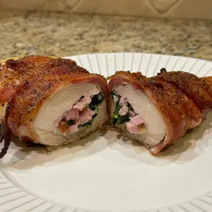 bacon wrapped chicken