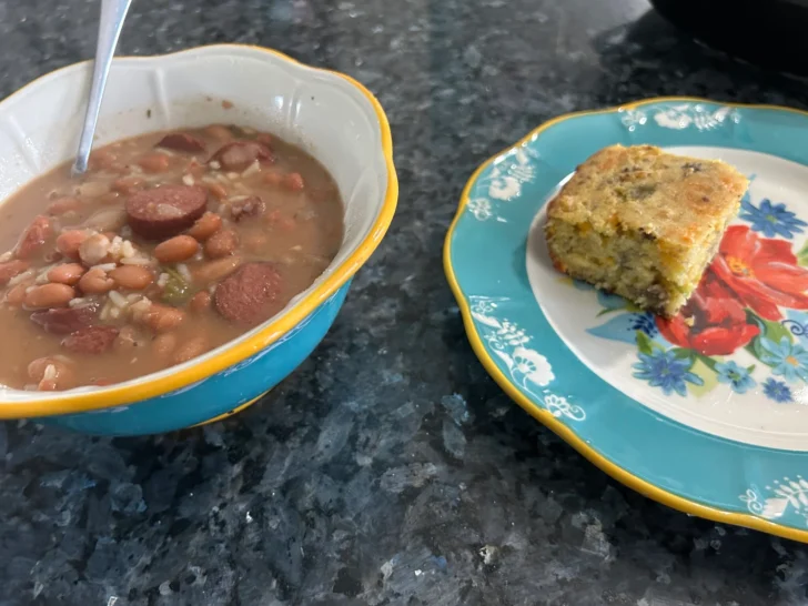 pinto beans and cornbread