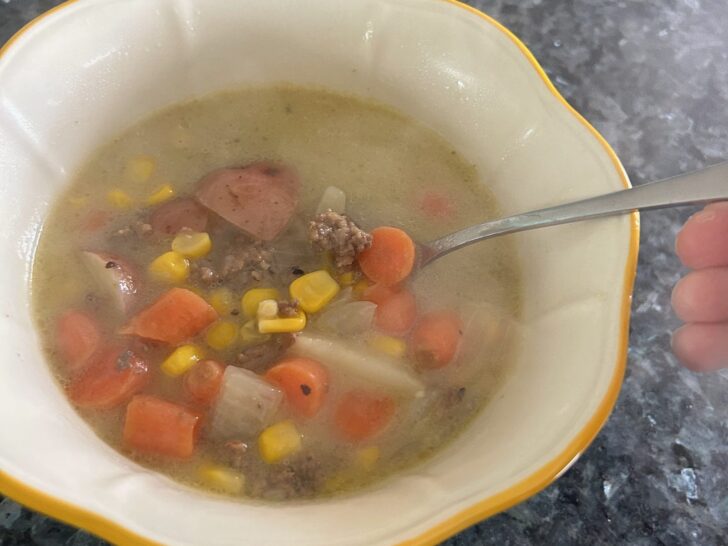 cowboy chowder in bowl