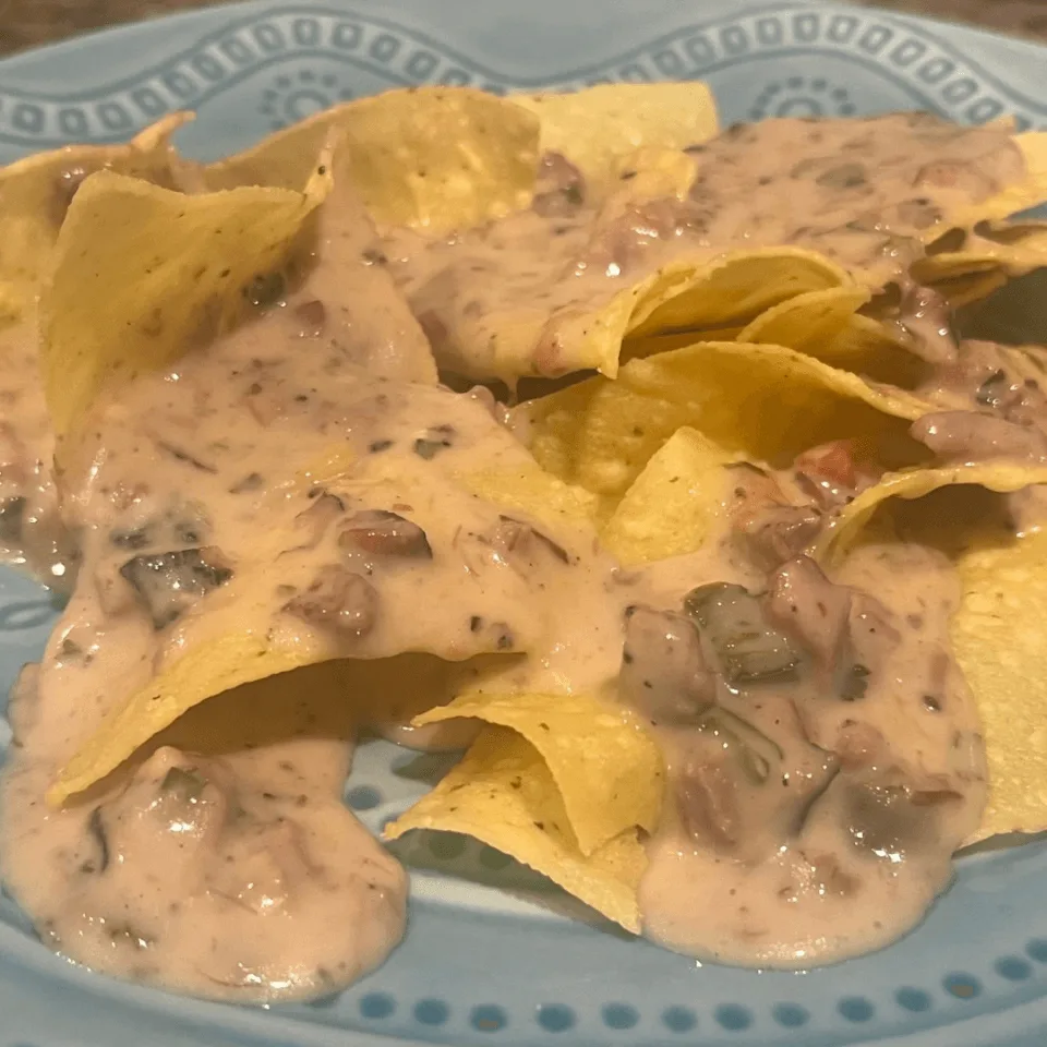 smoked brisket queso