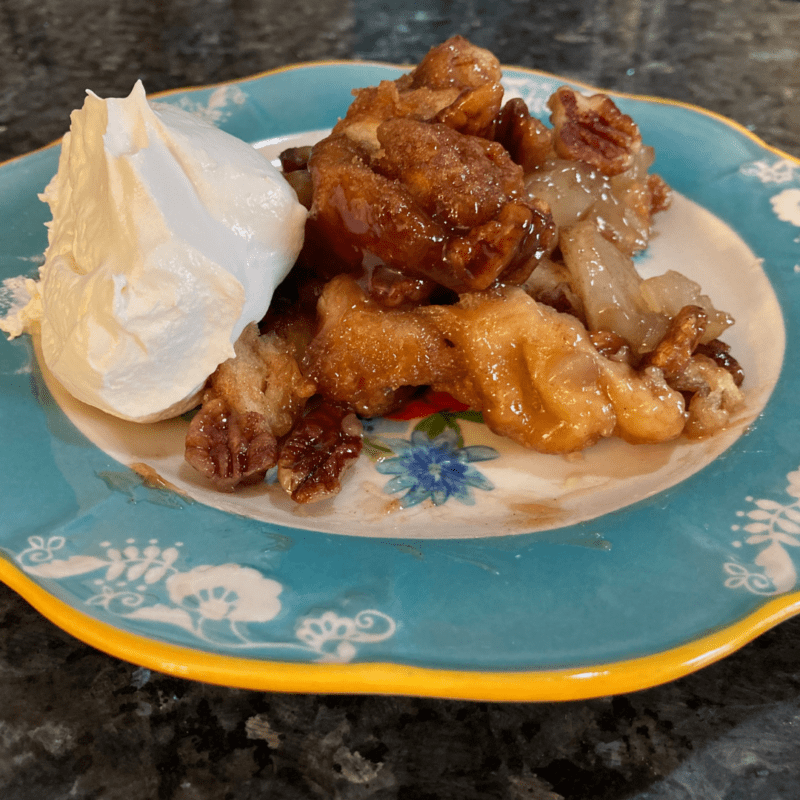 apple snickerdoodle dump cake