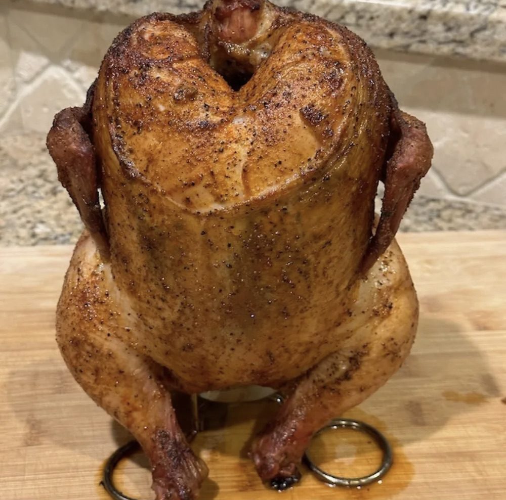 beer butt chicken (drunken chicken)