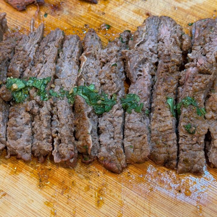 Skirt Steak Fajitas on the Grill