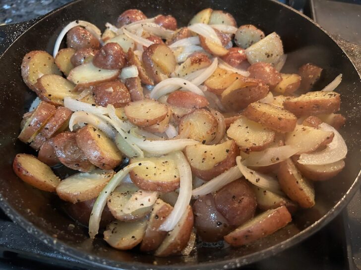 skillet potatoes and onions