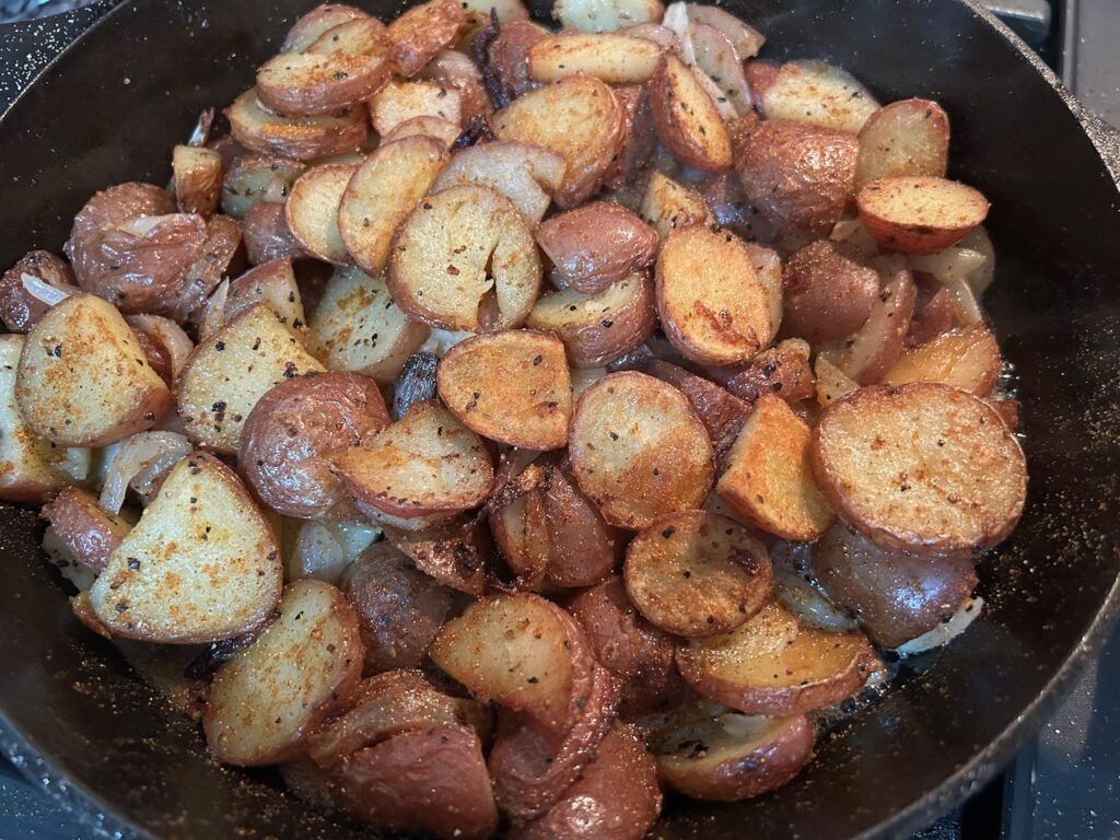 skillet potatoes and onions