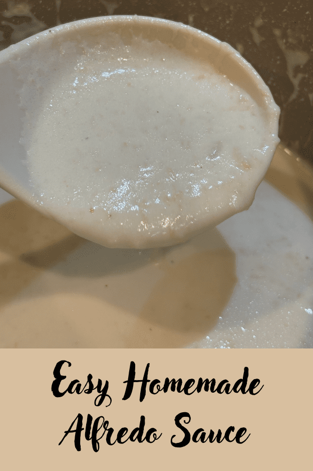 Easy Homemade Alfredo Sauce