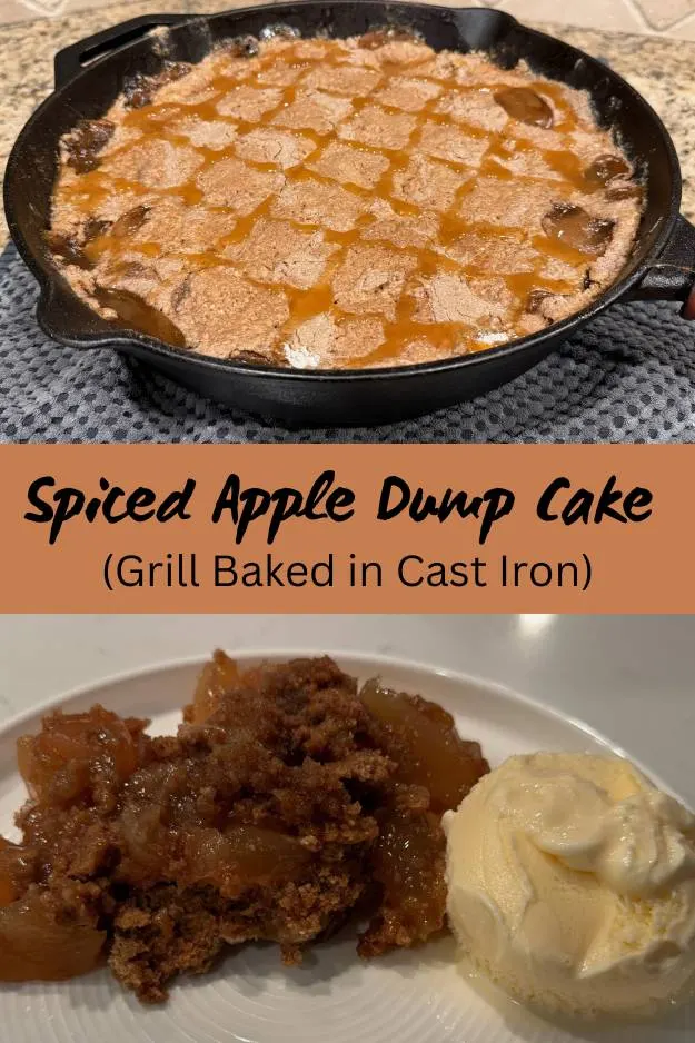 spiced apple dump cake