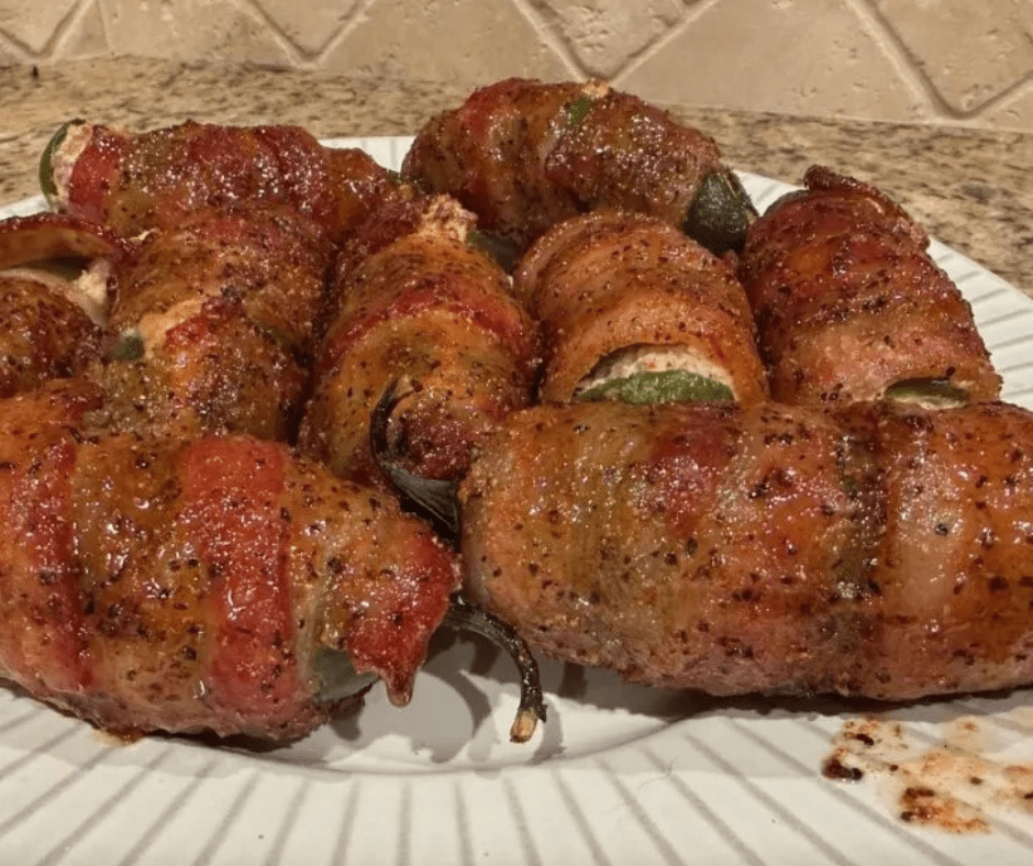 bacon wrapped stuffed jalapenos