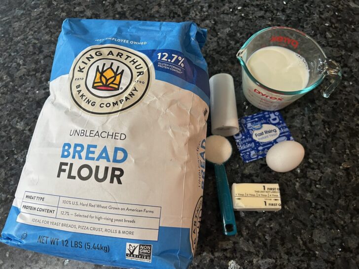 The Perfect Texas Toast Bread ingredients