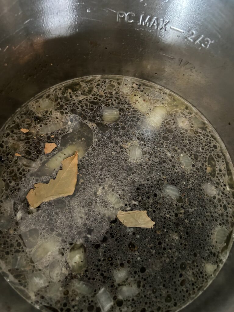 beans in broth in instant pot
