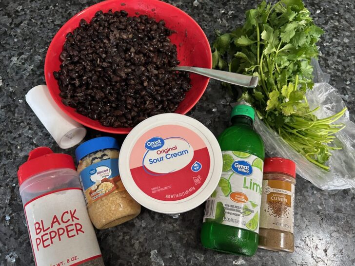 black bean dip