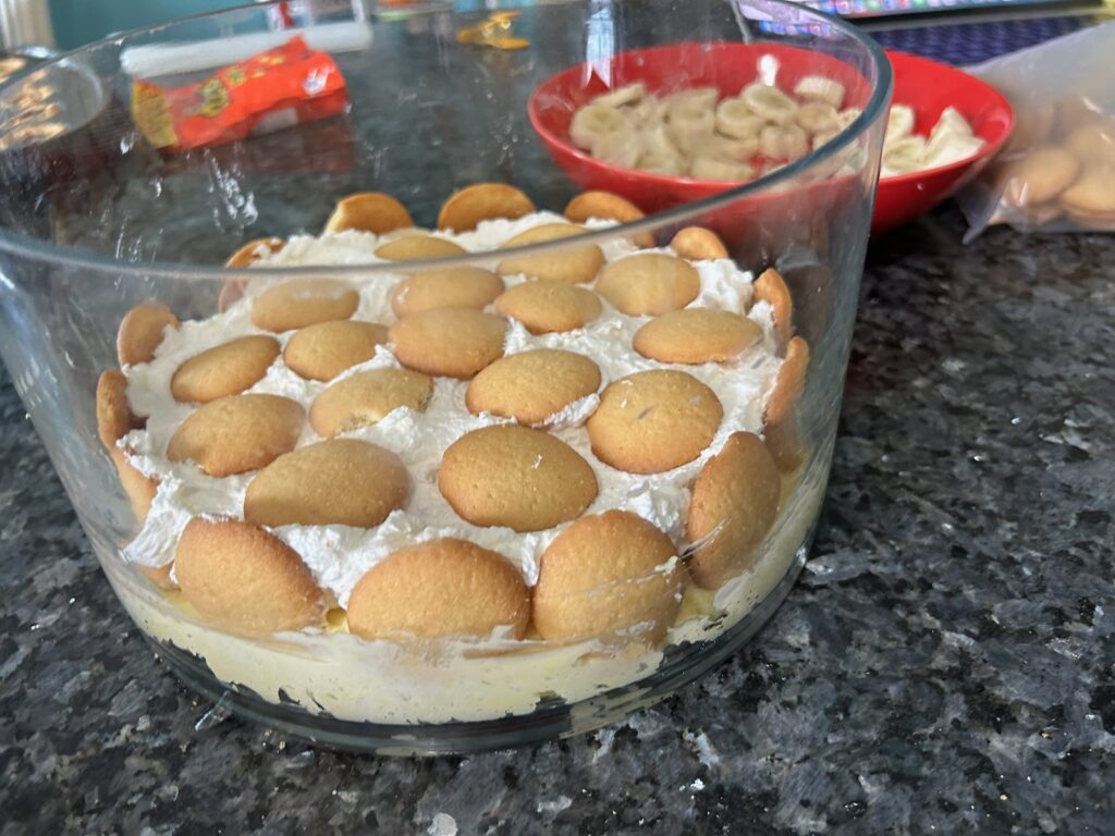 classic banana pudding layers