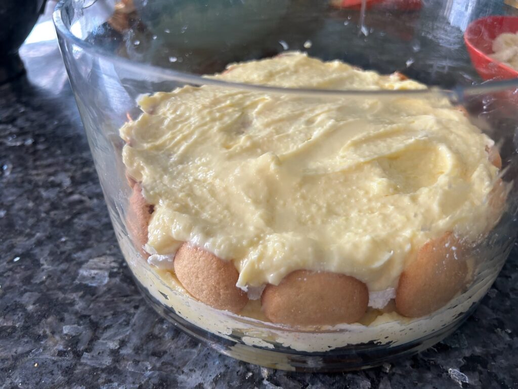 classic banana pudding layers