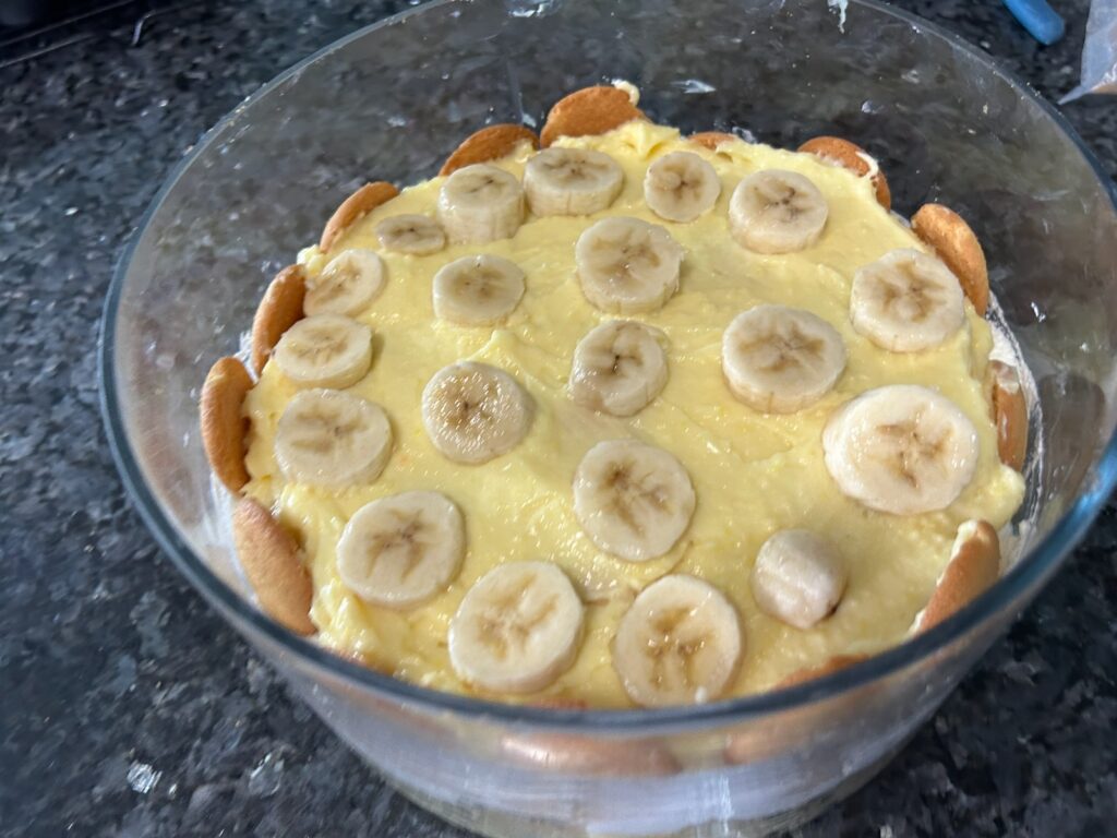 classic banana pudding layers