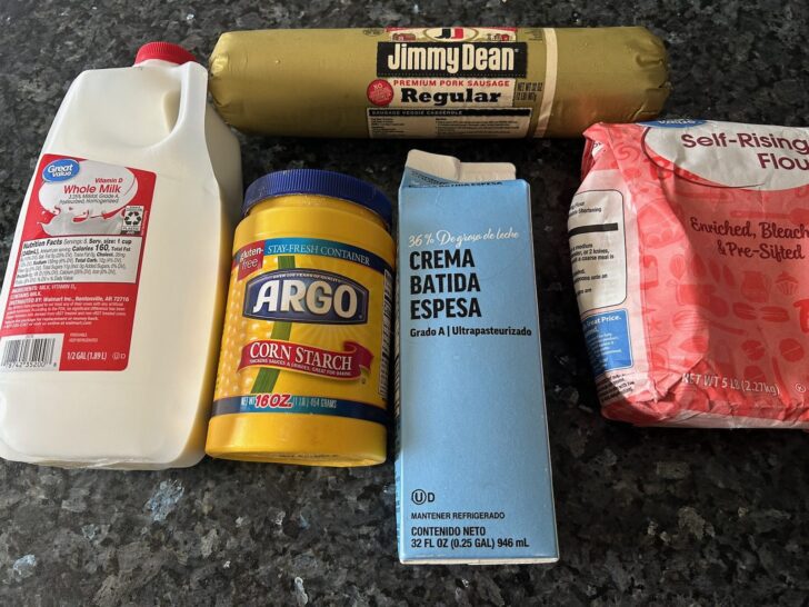 biscuits and gravy ingredients
