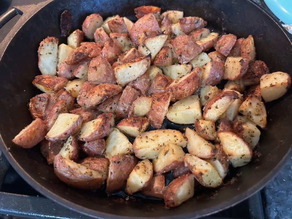Cast Iron Ranch Potatoes