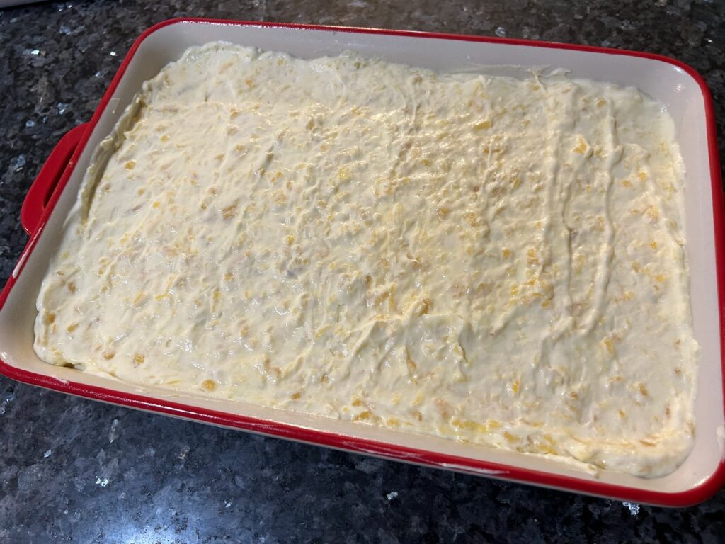 cake with topping 
