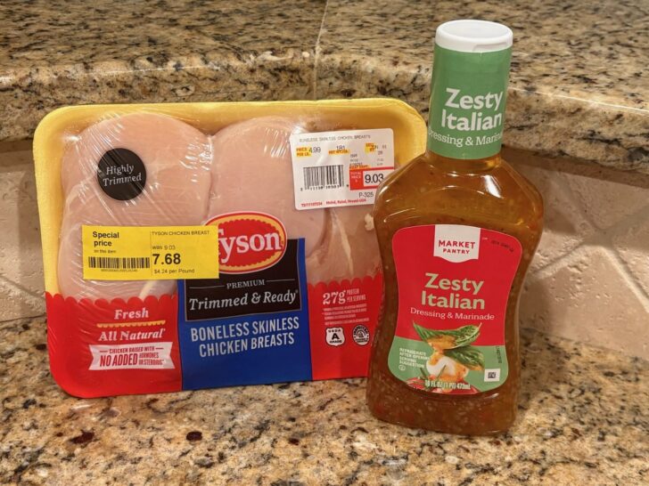 Simple grilled chicken breast ingredients