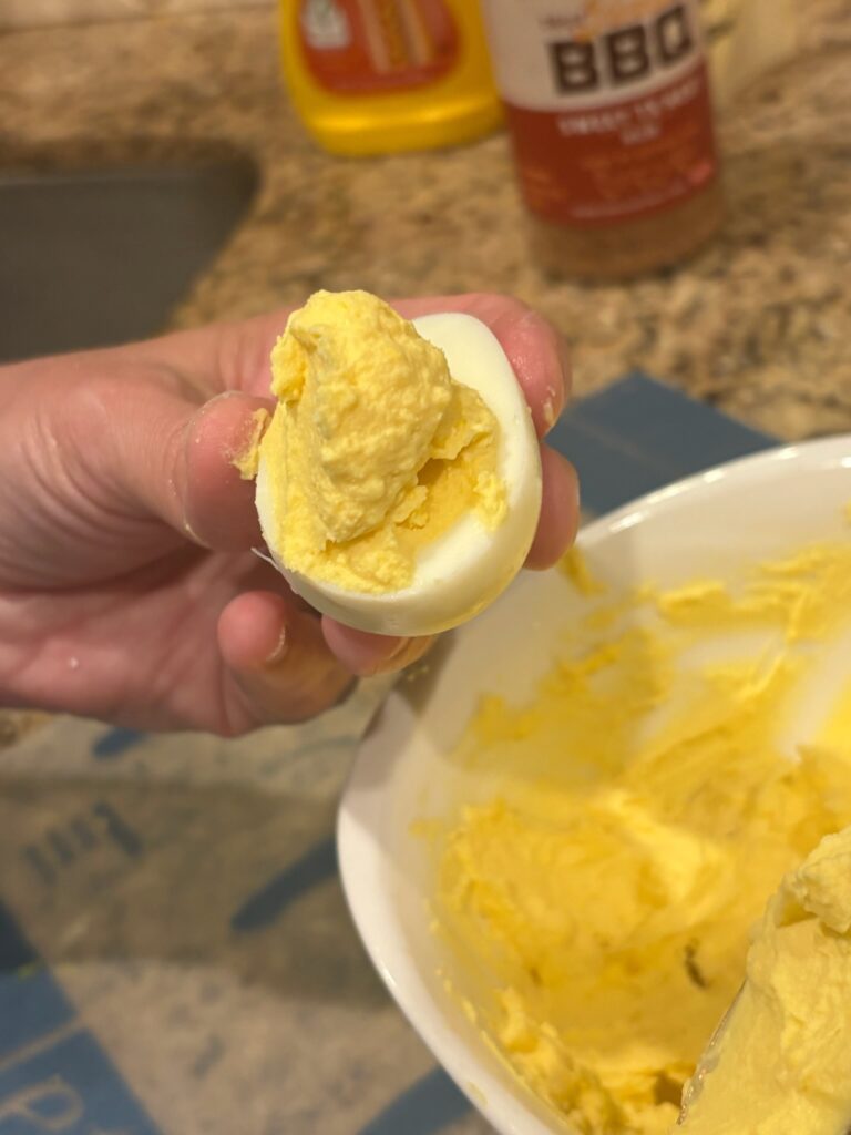 deviled eggs