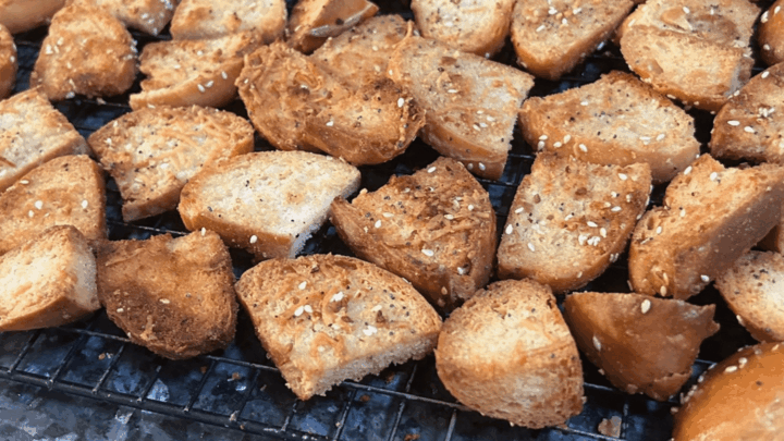 Image for Garlic Parmesan Bread Crisps