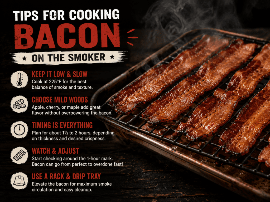 tips for cooking bacon on the smoker