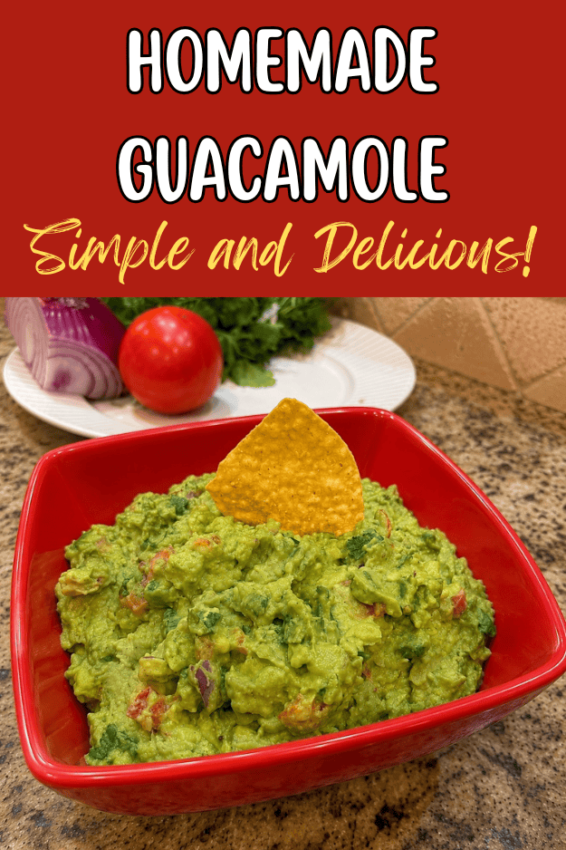 Easy Homemade Guacamole