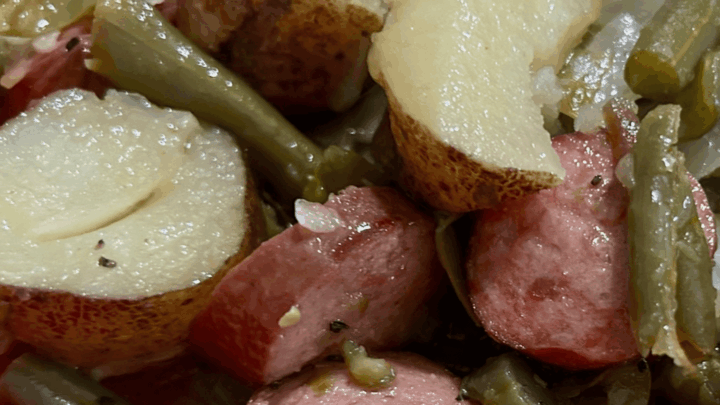 Image for Slow Cooker Swamp Potatoes with Sausage