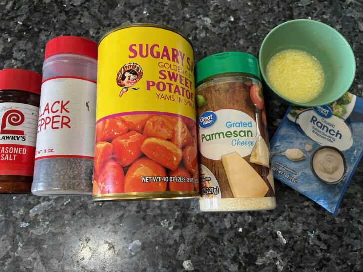 ranch roasted sweet potatoes ingredients