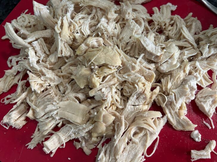 shredded chicken