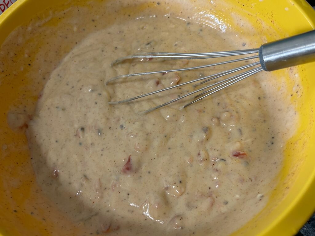 Easy King Ranch Chicken (Texas Style) sauce in bowl