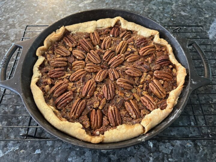 Cast Iron Skillet Pecan Pie
