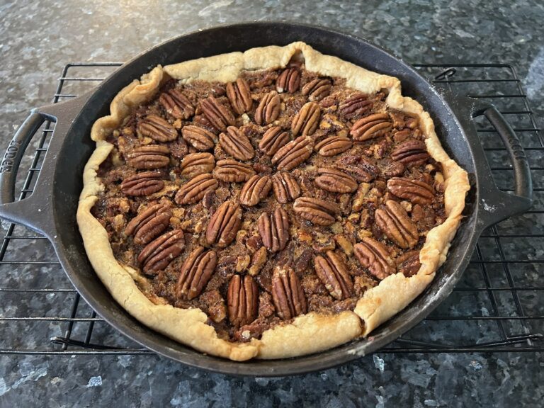 Cast Iron Skillet Pecan Pie