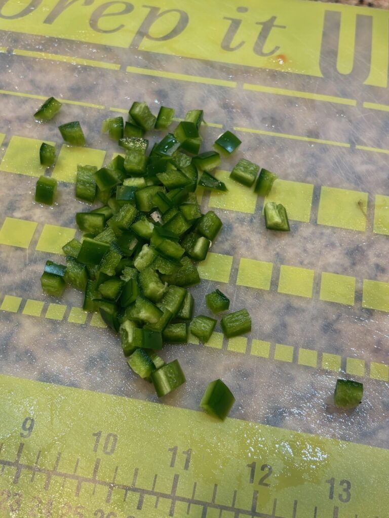 diced jalapeno