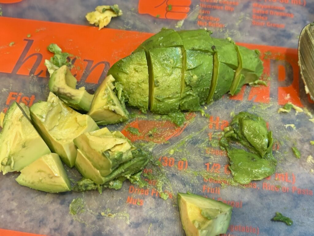 avocado cut