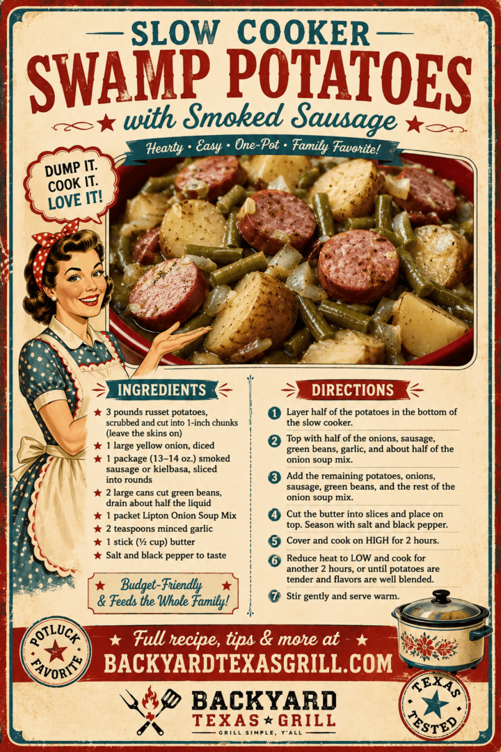 slow cooker swamp potatoes