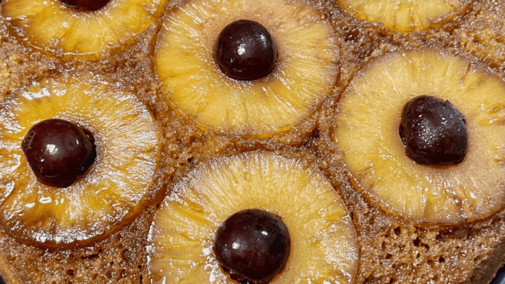 Image for Cast Iron Pineapple Upside-Down Cake (Easy Southern Dessert)