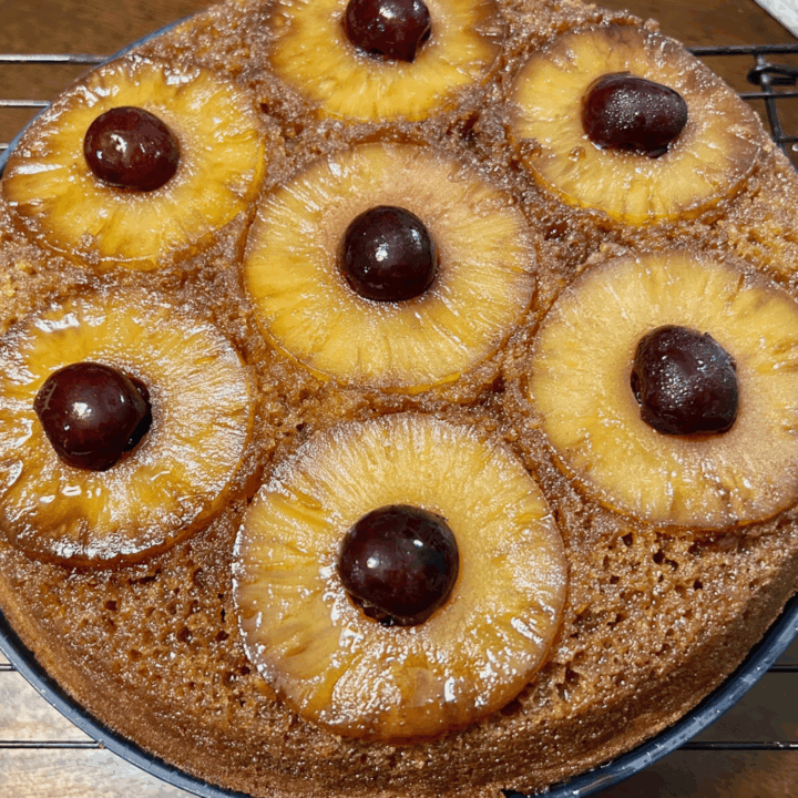 Cast-Iron Pineapple Upside-Down Cake