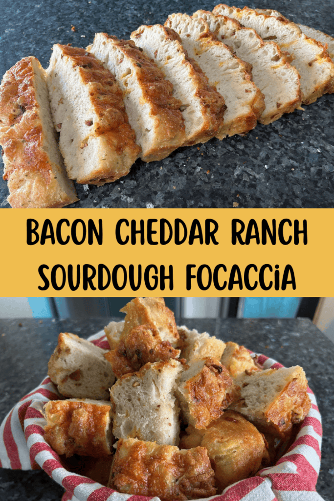 Bacon Cheddar Ranch Sourdough Focaccia