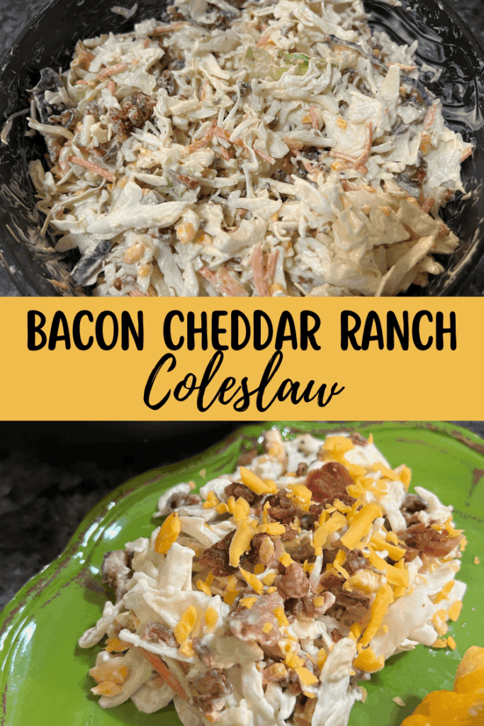 bacon cheddar ranch coleslaw