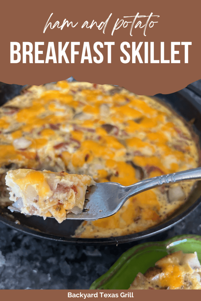 Cast Iron Ham and Potato Breakfast Skillet