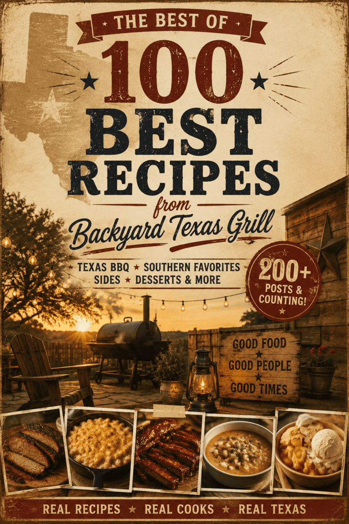 100 favorite recipes from Backyard Texas Grill