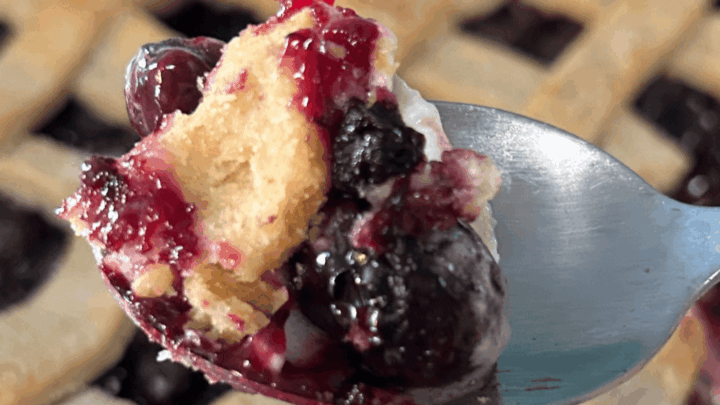 Image for Old-Fashioned Southern Blueberry Cobbler with Pie Crust