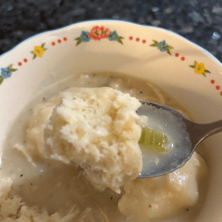 Easy Homemade Chicken and Drop Dumplings
