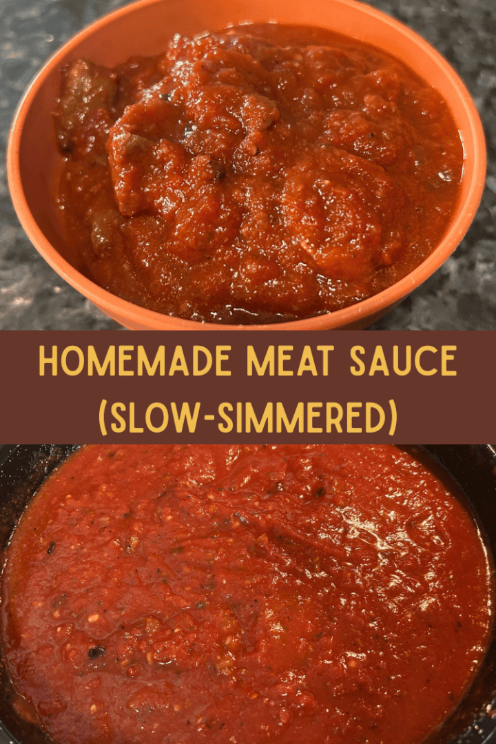Homemade Meat Sauce (Slow-Simmered)