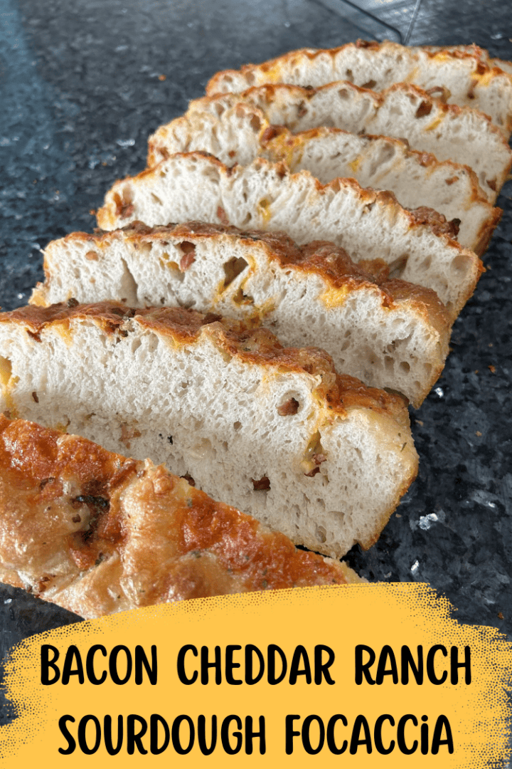 Bacon Cheddar Ranch Sourdough Focaccia