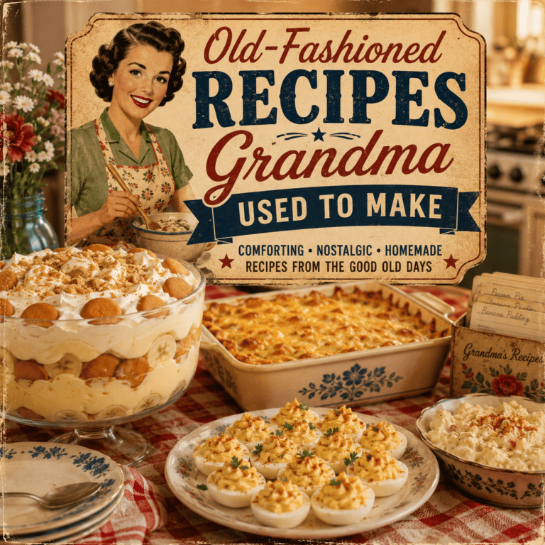 Old-Fashioned Recipes Grandma Used to Make