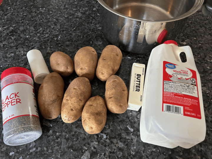 Rustic Mashed Potatoes ingredients