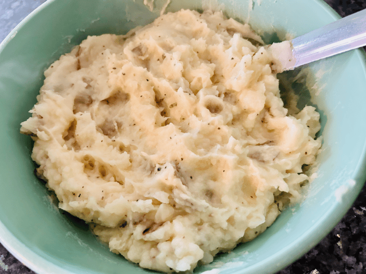Rustic Mashed Potatoes in bowl