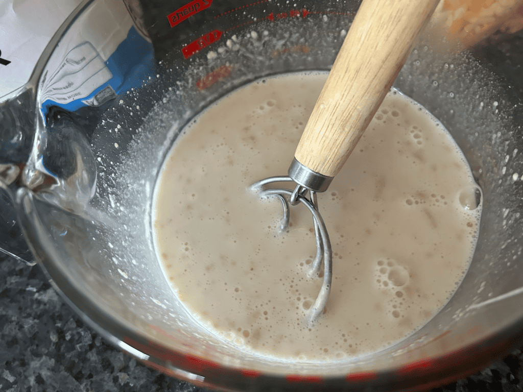making bread