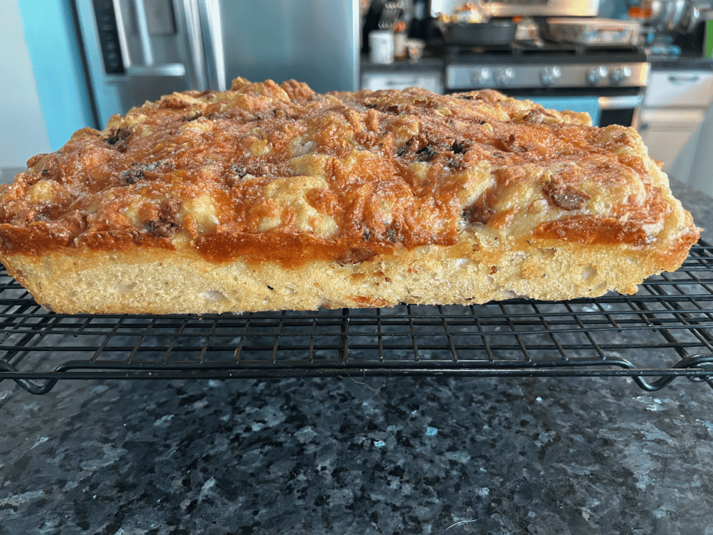 Bacon Cheddar Ranch Sourdough Focaccia